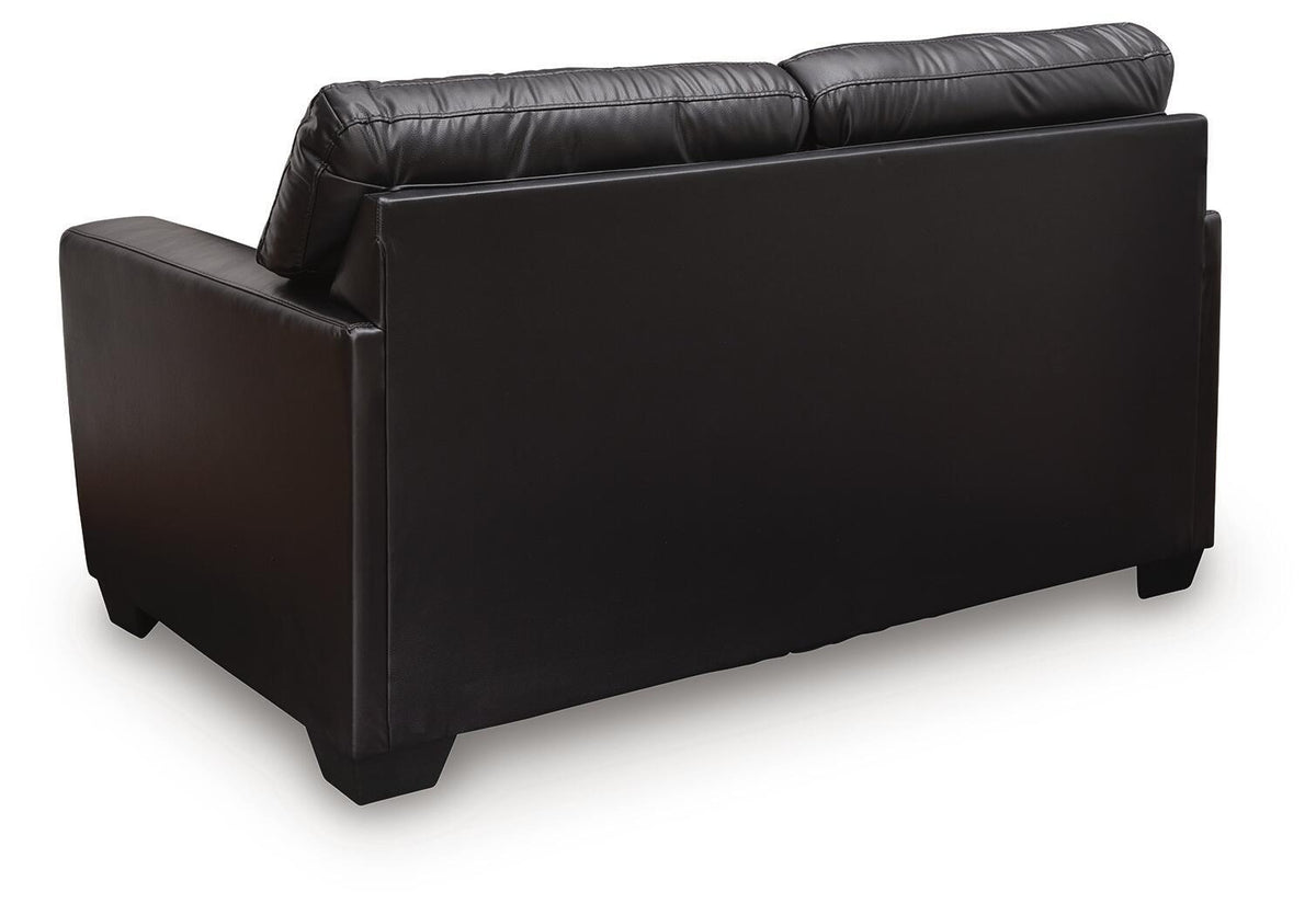 Glennbre - Loveseat - Midnight - view 3