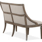 Lancaster - Bench With Upholstered Seat & Back - Dovetail Gray