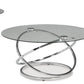 Hollynyx - Occasional Table Set (Set of 3) - Chrome Finish