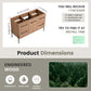 48" Freestanding Bathroom Vanity with Soft-Close Cabinet Door and 4 Drawers