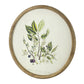 Flora Print Round Frame Set of 4