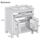 30-Inch Bathroom Vanity with Ceramic Sink, Modern