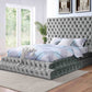 Contemporary Style Fully Upholstered Frame