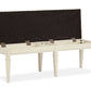 Newport - Bench With Upholstered Seat - Alabaster