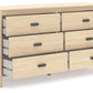 Cabinella - Six Drawer Dresser - Tan