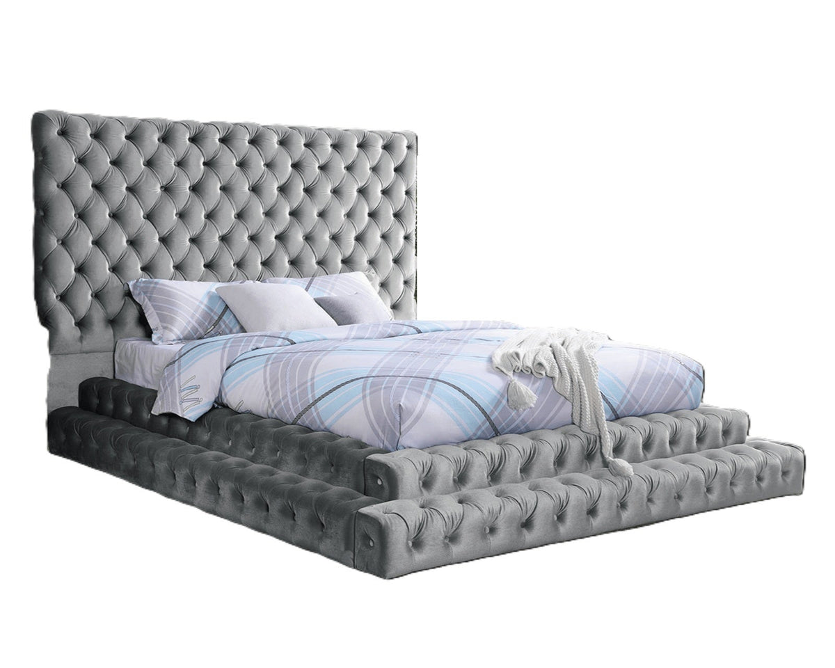 Contemporary Style Fully Upholstered Frame