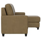 Brown 2-Piece Sofa with Chaise