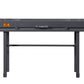 Cargo Gunmetal Finish Vanity Desk