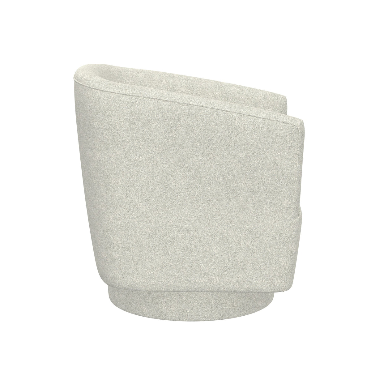White Swivel Accent Chair