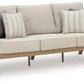 Hallow Creek - Sofa With Cushion - Driftwood
