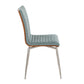 Contemporary Dining/Accent Chair with Swivel in Stainless Steel