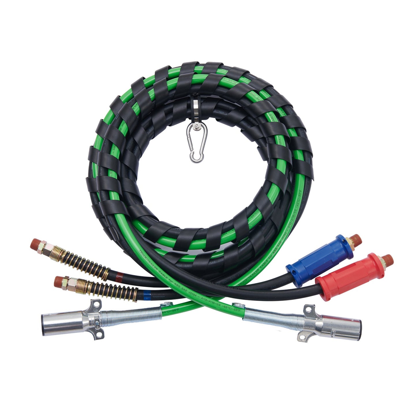 12FT Semi Truck Air Lines Kit with Glad Hands