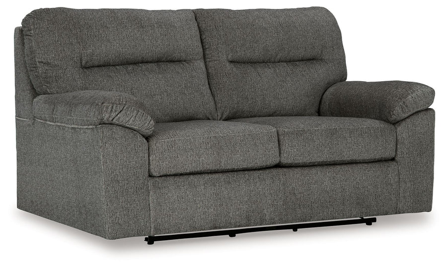 Bindura - Glider Loveseat - Mineral