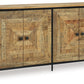 Camney - Accent Cabinet - Brown / Black