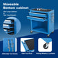 8-Drawer Rolling Tool Storage Cabinet with Detachable Top Toolbox