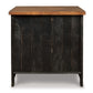 Valebeck - Rectangular End Table - Black / Brown