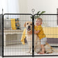 Dog Playpen 40 Inch - 16 Panels Heavy Duty Metal Pet Exercise Pen