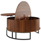 31.5" Round Coffee Table with Storage