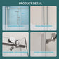 Brushed Sliding Bypass Shower Door 48" W x 76" H