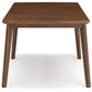 Lyncott - Rectangular Dining Room Butterfly Extension Table - Brown
