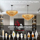 Modern Round Chandelier, 37" Extra Large