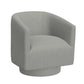 Gray Swivel Accent Chair