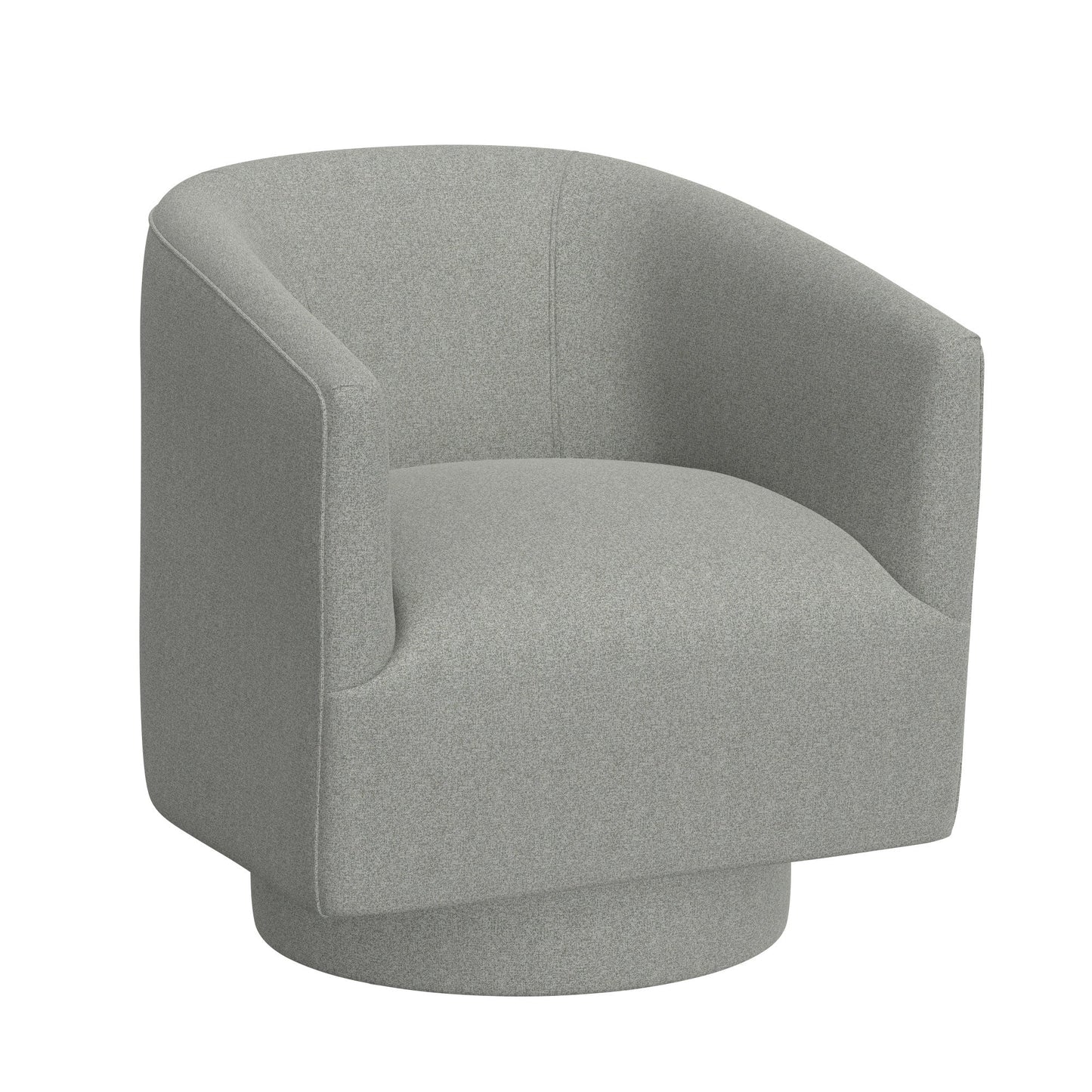Gray Swivel Accent Chair
