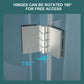 34"W x 72"H Fold Frameless Shower Door
