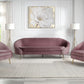Abey - Sofa - Pink Velvet