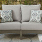 Visola - Loveseat w/Cushion - Gray