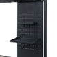 Cordelia - Twin Loft Bed With Desk - Antique Oak, Sandy Black & Dark Bronze Hand-Brushed