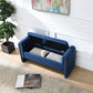 Modern Teddy Upholstered Large Bed End Bench With Arms And Storage - view 31