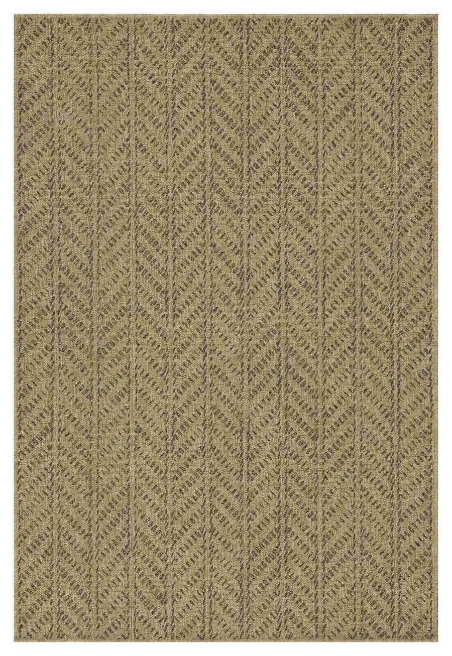 Earth GC_NTL1013 Jute/Mocha 5 ft. 3 in. x 7 ft. 3 in. Area Rug