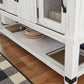 Valebeck - Dining Room Server - White / Brown