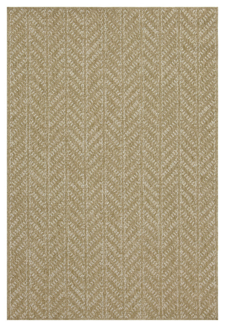 Earth GC_NTL1014 Jute/White Indoor/Outdoor Area Rug