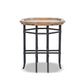 Foundry 24" Square Reclaimed Pine Wood & Iron Side Table