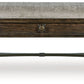 Maylee - Upholstered Storage Bench - Dark Brown