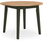 Gesthaven - Round Dining Room Drop Leaf Table Set - view 11