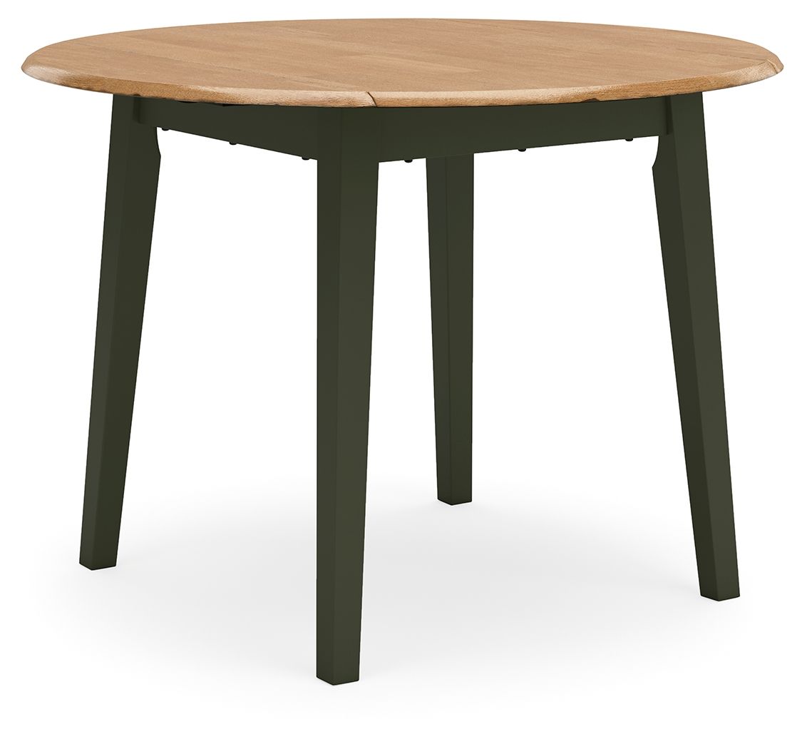 Gesthaven - Round Dining Room Drop Leaf Table Set - view 11