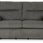 Bindura - Glider Loveseat - Mineral