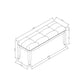 Oceanic Light Dining Bench