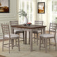 Counter Side Dining Stool with Ladder Back (Set of 2)