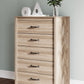 Battelle - Five Drawer Chest - Tan