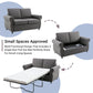 Orisfur Pull Out Sofa Bed Loveseat Sleeper