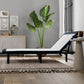 Model H Adjustable Base Full Size Metal Bed Frame Grey