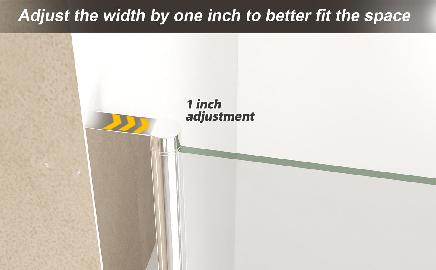 31-30"x 72" Bifold Shower Door