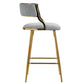 Set of 2, 26'' Counter Height Bar Stools - Grey