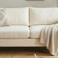 Modern 3-Seater Sofa with Rubberwood Legs