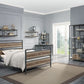 Brantley - Full Bed - Antique Oak & Sandy Gray
