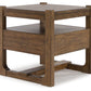 Cabalynn - Square End Table - Light Brown